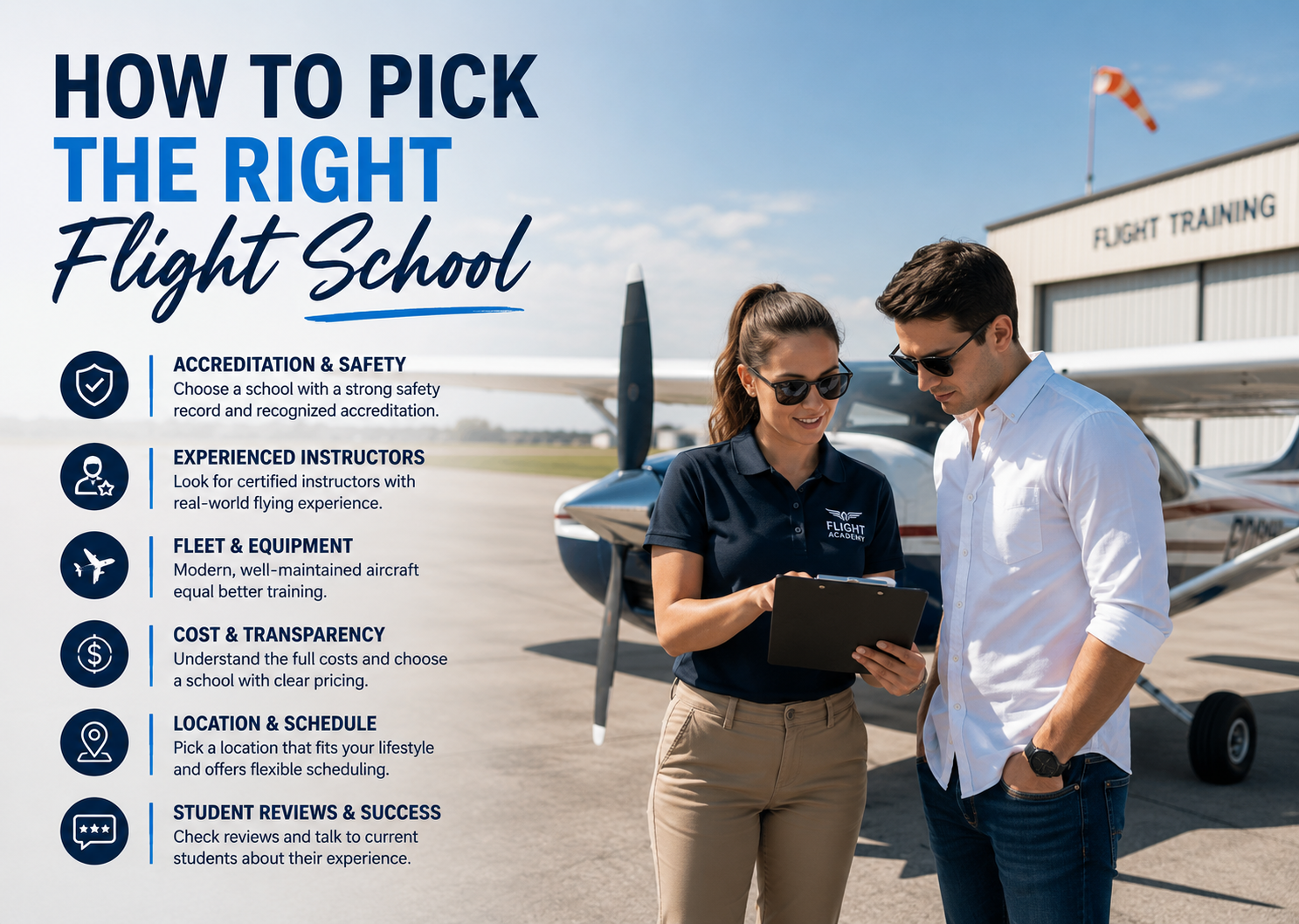 How to Pick the Right Flight School